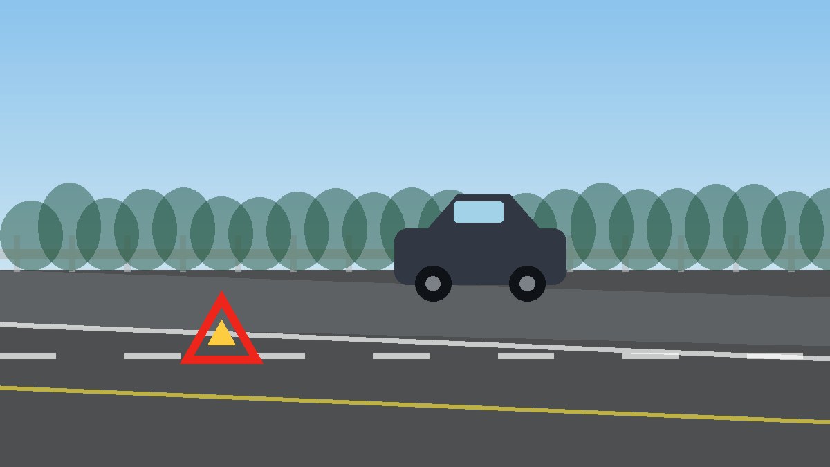 甘肃道路故障安全等待现场图